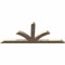 Ekena Millwork Richland Smooth Timber Gable Bracket, Douglas Fir, 96"W x 40"H x 3 1/2"D x 5 1/2"F, 10/12 Pitch GBW096X40X0406RIC00SDF - alternate 3